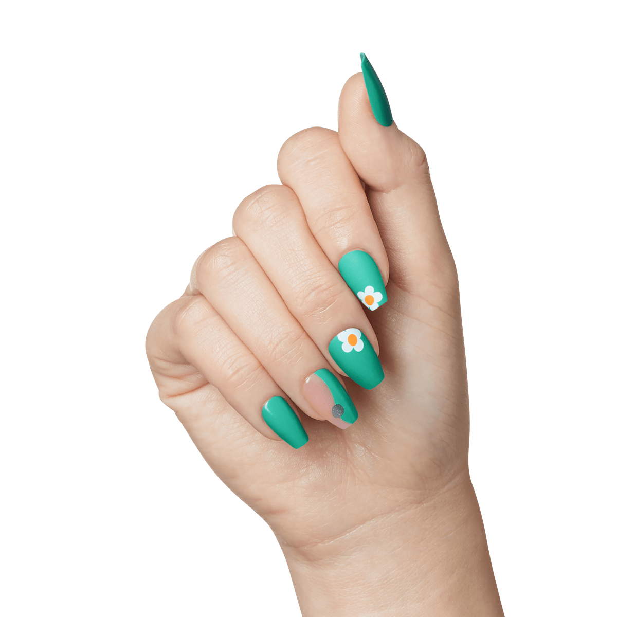 Kiss Impress Color Nail - Going Green - Herz Cosmetics